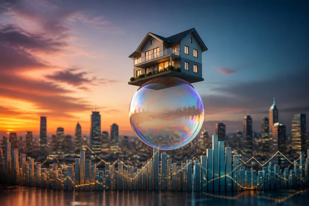 La maison sur la bulle financiere