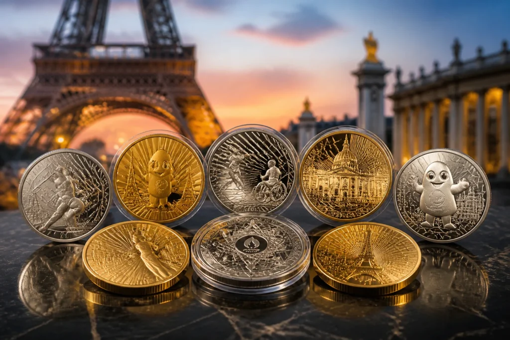 Pieces commemoratives paris 2024