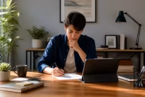 Concentration au bureau