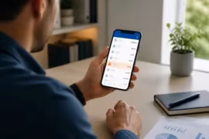 Gestion financiere proactive sur smartphone